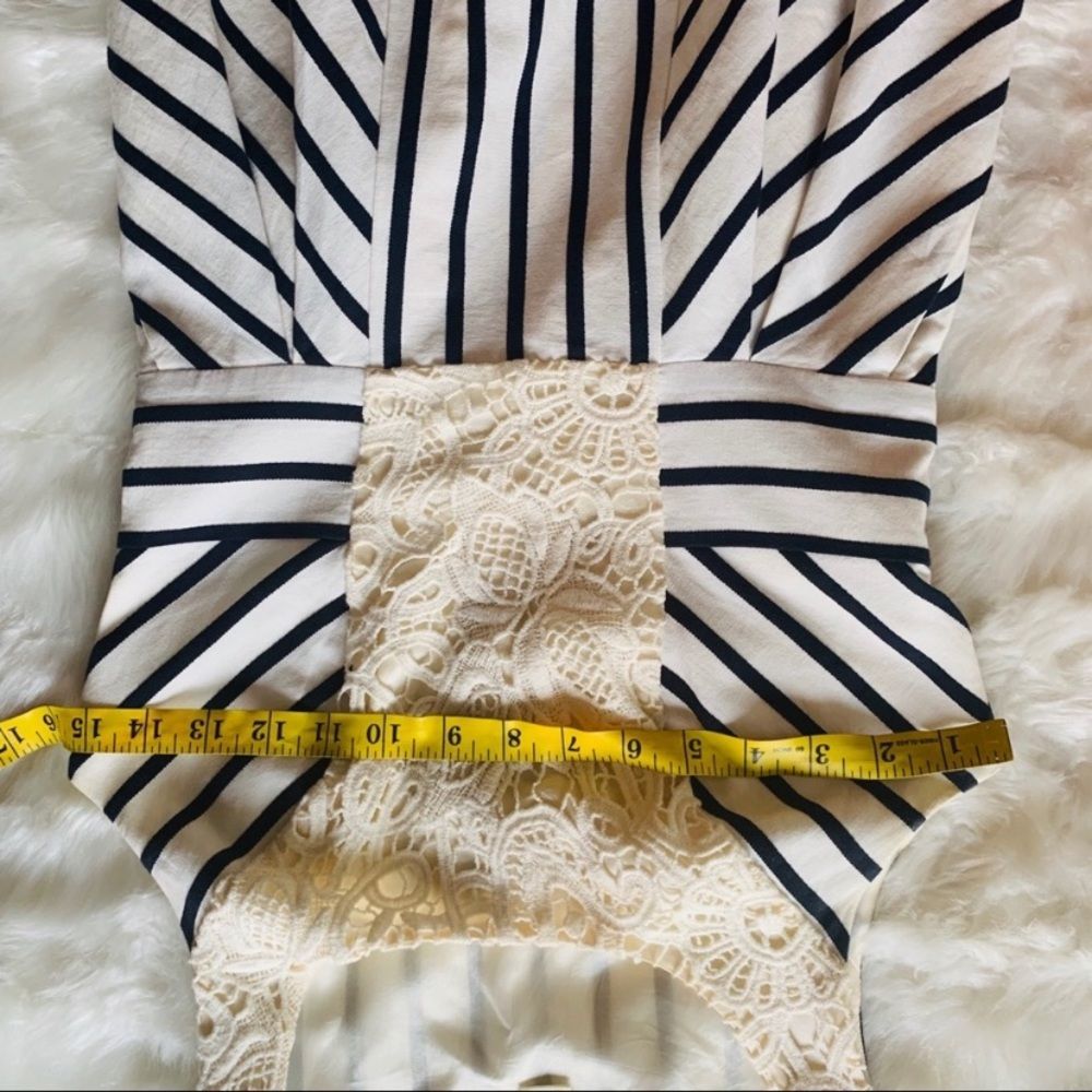 Anthropologie Maeve Chessia Striped Dress Size 0 - Picture 7 of 8